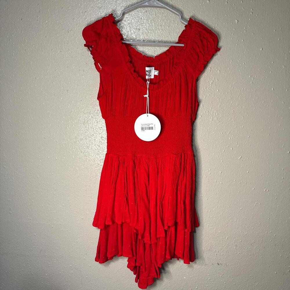 Princess Polly The Love Galore Romper Red